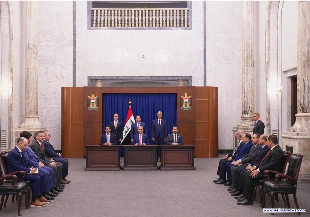 السوداني يرعى مراسم توقيع اتفاقية مبادئ بين النفط وشركة اكسون موبيل الأمريكية 